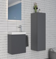 Шкаф с умывальником Orka Ferla 40 Antracite (17825) фото №3 — интернет-магазин Desire.md