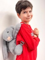 Rucsac pentru copii BabyJem Rabbit Grey (797) imaginea #2 — magazin online Desire.md