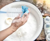 Perie pentru sticle BabyJem Blue (776) imaginea #2 — magazin online Desire.md