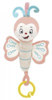 Jucărie pentru pătuturi si carucioare BabyJem Butterfly Pink (831)