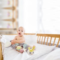 Protectie laterala pentru patut BabyJem Caterpillar Blue (675) imaginea #5 — magazin online Desire.md