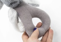 Jucărie cu sunătoare BabyJem Rabbit Grey (842) imaginea #3 — magazin online Desire.md