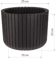 Ghiveci M Plastik Шато М3039 imaginea #3 — magazin online Desire.md