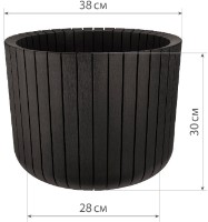 Цветочный горшок M Plastik Шато М3040 фото №3 — интернет-магазин Desire.md