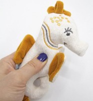 Jucărie cu sunătoare BabyJem Seahorse Orange (818) imaginea #5 — magazin online Desire.md