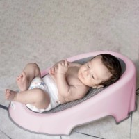 Scaun de baie BabyJem Soft Basic Pink (701)