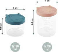 Набор стеклянных чаш Babymoov ISY (A004315) фото №4 — интернет-магазин Desire.md