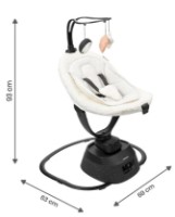 Детское кресло-качалка Babymoov Swoon Motion Evolution Curl White (A055020)