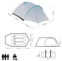 Палатка Nils NC6013 Gray фото №5 — интернет-магазин Desire.md