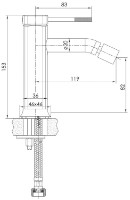Baterie pentru bideu Imprese Brenta ZMK081906070 imaginea #2 — magazin online Desire.md