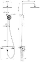 Set pentru duș Imprese Centrum LX T-10260LX imaginea #2 — magazin online Desire.md