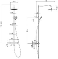 Set pentru duș Imprese Centrum W Т-10510 imaginea #2 — magazin online Desire.md