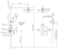 Set pentru duș Imprese Grafiky ZMK061901110 imaginea #2 — magazin online Desire.md