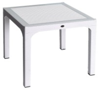 Садовый стол Irak Plastik White HM710