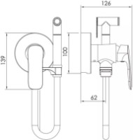 Гигиенический душ Imprese Loket VR30230B-BT фото №2 — интернет-магазин Desire.md