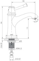 Baterie lavoar Imprese Podzima Zrala ZMK02170801 imaginea #2 — magazin online Desire.md