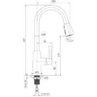 Baterie bucătărie Imprese Podzima Zrala ZMK02170815 imaginea #2 — magazin online Desire.md