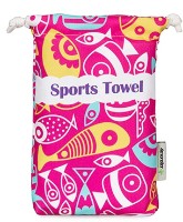 Полотенце 4Monster Microfiber Beach Towel 80x160cm Pink фото №4 — интернет-магазин Desire.md