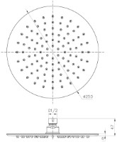 Cap de duș Imprese S250SS6 imaginea #2 — magazin online Desire.md