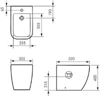 Биде Imprese Valtice i1106 фото №2 — интернет-магазин Desire.md
