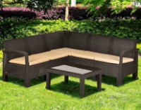 Набор садовой мебели Irak Plastik HK970 Chocolate фото №2 — интернет-магазин Desire.md