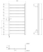 Полотенцесушитель VOLLE Campo (9210.000107) фото №2 — интернет-магазин Desire.md