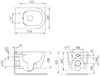 Унитаз VOLLE Cante (1312.151004) фото №2 — интернет-магазин Desire.md