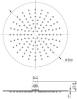Cap de duș VOLLE Cascada R70 (16008102) imaginea #2 — magazin online Desire.md