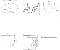 Унитаз VOLLE Oliva (13-45-165) фото №3 — интернет-магазин Desire.md