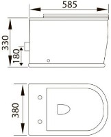 Унитаз VOLLE Puerta Rim (13-16-077) фото №2 — интернет-магазин Desire.md