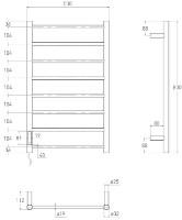 Uscător de prosoape VOLLE Rondo (9235.000107) imaginea #2 — magazin online Desire.md