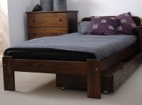 Кровать Poland Sara D 100х200 Walnut фото №2 — интернет-магазин Desire.md