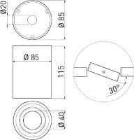 Spot GTV OS-SEN5087OKCZ-00 imaginea #2 — magazin online Desire.md