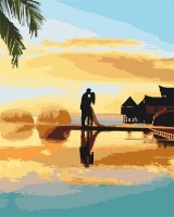 Tablou pe numere Brushme Восход любви BS52863 imaginea #1 — magazin online Desire.md