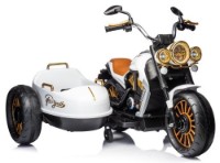 Mașinuța electrica Chipolino Duo Tron ELMDT02301WH White imaginea #2 — magazin online Desire.md