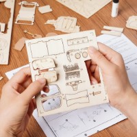 Puzzle 3D-constructor Robotime TG504 imaginea #2 — magazin online Desire.md