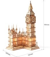 Puzzle 3D-constructor Robotime TG507 imaginea #2 — magazin online Desire.md