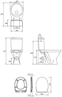 Vas WC Cersanit Cersania Simple On (K11-2339) imaginea #2 — magazin online Desire.md