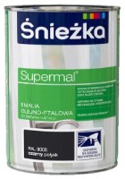 Smalț Sniezka Supermali RAL 9005 0.8L imaginea #1 — magazin online Desire.md