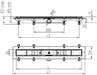 Rigolă de duș Chudej CH450K3 imaginea #2 — magazin online Desire.md