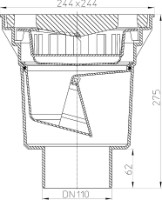 Rigolă de duș HL 606/1 (21740) imaginea #2 — magazin online Desire.md