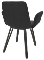 Scaun Deco DC-18 Black/Black imaginea #2 — magazin online Desire.md