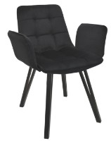 Scaun Deco DC-18 Black/Black imaginea #3 — magazin online Desire.md