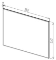 Oglindă baie Bayro Modern 1000x650 (108578) imaginea #4 — magazin online Desire.md