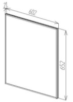 Oglindă baie Bayro Modern 600x650 (108579) imaginea #4 — magazin online Desire.md