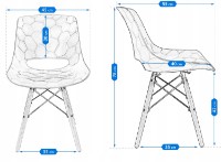 Стул Jumi SD-939677 фото №5 — интернет-магазин Desire.md