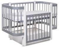 Pătuţ Eucalyptus Karol Premium Grey/White (DS-9041) imaginea #4 — magazin online Desire.md