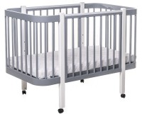 Pătuţ Eucalyptus Karol Premium Grey/White (DS-9041) imaginea #5 — magazin online Desire.md