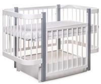 Pătuţ Eucalyptus Karol Premium White/Grey (DS-9021) imaginea #3 — magazin online Desire.md