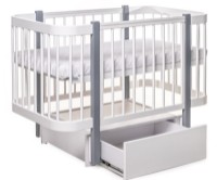 Pătuţ Eucalyptus Karol Premium White/Grey (DS-9021) imaginea #5 — magazin online Desire.md